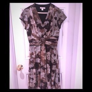 Floral V-Neck Dress from Coldwater Creek